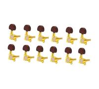 BESTonZON 12 Piezas Clavijas de guitarra casco con orejas de gato guitarra para niños afinador guitarra eléctrica clavijeros de guitarra teclas de afinación de guitarra Metal sintonizadores