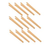BESTonZON 12 Piezas Pinzas de Bambú Montessori para Herramienta Educativa para Habilidades Motoras Finas para Clasificar Cuentas y Actividades de Concentración