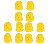 BESTonZON 12 Tapas Para Dedos De Guitarra Antideslizantes Para Pulgar De Guitarra Protector De Puntas De Dedos Protector De Punta De Dedo Para Bajo De Dedos