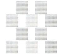 BESTonZON 1200 Piezas Pegatinas Autoadhesivas Mini de Cruz Metálica 1,3 CM, 1200 Unidades para Álbumes de Recortes, Sobres y Planificadores, Calcomanías Decorativas para Invitaciones y