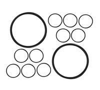 BESTonZON 12piezas Anillos de Goma Elásticas de Soporte de Micrófono Bandas de Montaje Antichoque Suaves para Uso Estudio o Grabación
