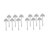BESTonZON 12piezas De Acabado De Esquinas Internas Inoxidable Para Reparación De Paredes Cuchillas Ergonómicas Para Aplicar Ángulos De