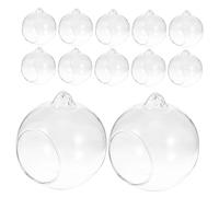 BESTonZON 12piezas Jarrón De Micropaisaje De Transparente Colgante con Gran Apertura para Plantas De Aire para Centros De Mesa