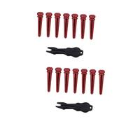 BESTonZON 14 Piezas clavos para cuerdas de guitarra acoustic guitar strings cuerdas guitarra acústica guitarra de sostenedor del palillo guitarras cuerdas de guitarra acustica balada