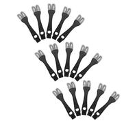 BESTonZON 15 Cepillos para Jaulas de Pájaros Mango Largo Limpiador Raspador Doble Cara para Excrementos Accesorio para Jaulas de Mascotas Limpieza Precisa para Perchas y Rejillas Color