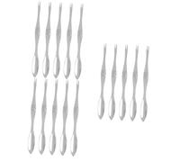 BESTonZON 15piezas Tenedor De Cangrejo De Acero Inoxidable para Mariscos Herramienta Práctica y Duradera para Comer Cangrejos y Langostas Casa o Restaurante