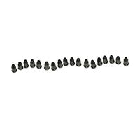 BESTonZON 18 Piezas accesorios de guitarra férula de bajo guitarras bajas soporte de guitarra férula de soporte guitarra cuerdas de guitarra Cuerpo cuerda de guitarra Paquete contera