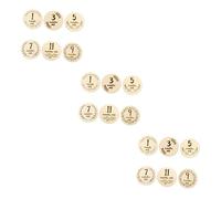 BESTonZON 18 Piezas Accesorios Fotográficos De Doble Cara Tarjetas Conmemorativas Tarjetas De Hitos Mensuales Del Bebé Tarjetas Fotográficas De Hitos Del Bebé Niño De Madera Bloques Un Mes