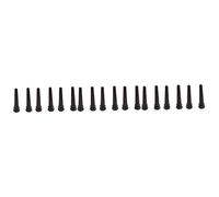 BESTonZON 18 Piezas Pasadores De Puente De Guitarra Guitarras Bajas Bajo Guitarlele Pin Final De Guitarra Clavijas De Guitarra Acustica Alfiler De De Madera Caoba