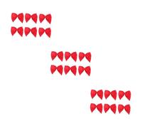 BESTonZON 180 Piezas accesorios de lazos coleteros scrunchies adornos de lazo pequeños flores de lazo de raso de arpillera álbum de recortes lazos para el cabello hechos a mano bulto