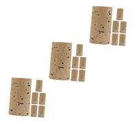 BESTonZON 18piezas Corchos De Flauta De Natural Tapones Para Cabezal De Flauta Repuestos De Accesorios Musicales Para Flautistas y Entusiastas