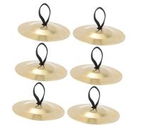 BESTonZON 18piezas Cymbales De Dedo De Cobre para Danza del De Accesorios De Percusión para Fiestas Fáciles De Usar y Ligeras Material Duradero y Confortable