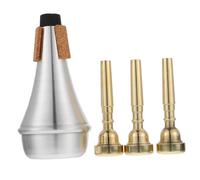 BESTonZON 1juego Boquillas y Sordina Para Trompeta Accesorios Prácticos Para Músicos De Material Duradero y Confortable Para Aprendices y Conciertos