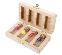 BESTonZON 1Juego Caja de Recuerdos para Bebés Almacenamiento de Cabello Fetal y Cordón Umbilical Contenedor Recuerdos para Niño Niña y Niñas Diseño Elegante Capacidad