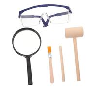 BESTonZON 1juego Kit De Excavación De Fósiles De y De Arqueología Educativas para Juguete De Portátil para