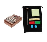 BESTonZON 1juego Piano De Pulgar Kalimba Notas De Diseño Retro Para Música Instrumento Musical Portátil Para Niño Niña y Adultos Para Aprendizaje y Entretenimiento