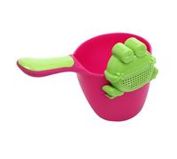 BESTonZON 1juego Taza De Champú Para Bebés Cubo De Baño Multifuncional Diseño De Rana Para Enjuagar El Cabello Sin Mojar La Cara