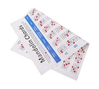 BESTonZON 1Pc Mandolina Práctica Gráfico Acorde Gráfico Mandolina Acorde Cartel Instrumentos Musicales Suministros La Mandolina Suministros Portátil Mandolina Accesorio Mandolina Accesorios