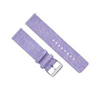 BESTonZON 1pieza Correa De Reloj De Nylon Canvas Color Púrpura Banda y Resistente Compatible Relojes Inteligentes Para Ocasiones Casual y Formal