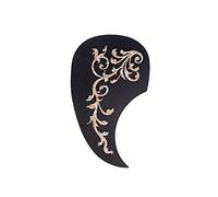 BESTonZON 1pieza Golpeador Autoadhesivo Para Guitarra Acústica Diseño De Flor De Vínculo Protección Antiarañazos Accesorio Para Guitarristas