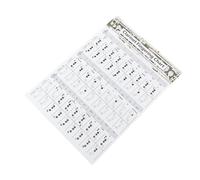 BESTonZON 1pieza Guía De Digitación Para Clarinetes Tabla De Acordes Útil Para Principiantes Clarinetes Referencia Práctica y Fácil De Usar