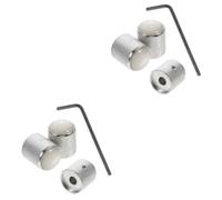BESTonZON 2 Juegos De Llave De De Metal Perillas Giratorias De Guitarra Suministros De Instrumentos Creativos Perillas Giratorias Duraderas Accesorios Prácticos Para Instrumentos