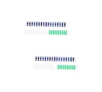 BESTonZON 2 Juegos De Pegatinas De Escala De Piano De Pulgar Pegatinas De Notas De 17 Teclas De 17 Tonos Decoración 17 Teclas De Instrumentos De Dedo Accesorios De Piano