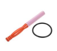 BESTonZON 2 Juegos Palo de cuenco de cristal accesorios de varilla de tazón de sonido de buda instrumento musical música golpea el palo cuenco musical vara madera maciza
