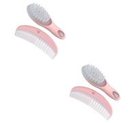 BESTonZON 2 Juegos peine infantil cosas de bebe peine de masaje para bebés cepillo de pelo cepillar peine para bebe peine de bebe chico cepillo para el pelo conjunto de cuidado del cabello