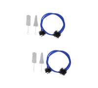 BESTonZON 2 Juegos pequeño cepillo de limpieza instrumentos de viento limpiador de agujeros de sonido Limpieza boquilla instrumento musical limpiador de boquillas limpieza de saxofón