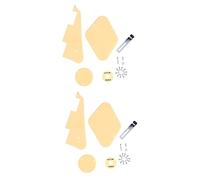 BESTonZON 2 Juegos Protector Lp Golpeador Para Guitarra Soporte De Bajo Pedal De Tambor Silbato Irlandés De Hojalata Funda De Alicates Cambiar Anti-rasguños Expediente Metal+pvc