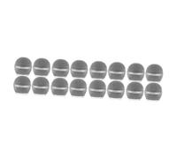 BESTonZON 2 Juegos Reemplazo De La Cabeza Cabeza De Malla Rejilla Parabrisas Parrilla Reemplazo Piezas De Micrófono Cubierta De Parrilla Espuma Plateada 8 Uds * 2