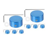 BESTonZON 2 Juegos Tapa De Pedal De Efectos Botones De Pedales De Efectos Topper De Pedal De Efectos De Guitarra Tapas De Pedal De Bajo Potenciómetro Guitarra Eléctrica Metal