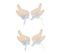BESTonZON 2 Pares Deja De Comer Guantes Para Bebés Mitones Recién Nacidos Sin Rasguños Dejar De Chuparse Los Los Niños Dejan De Chuparse El Manoplas Antiarañazos De Algodón