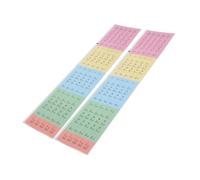 BESTonZON 2 Pegatinas para Aprender Guzheng Escala, Herramienta Auxiliar de Práctica Simple y Resistente para Principiantes en Aprendizaje del Guzheng