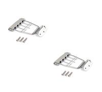 BESTonZON 2 Piezas 4 Cuerdas Puente De Guitarra Acustica Guitarra De Bricolaje Apéndice Partes Del Puente De Guitarra Sillín De Guitarra Banda Brillo De Labios Tonos Terrestres