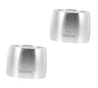 BESTonZON 2 Piezas abrazadera de boquilla accesorios saxo tenor clip de clarinete ajustable saxófono abrazaderas Abrazadera metálica partes de clarinete clip para clarinete