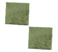 BESTonZON 2 Piezas Alfombrillas de Musgo Artificial Simuladas para Reptiles y Tortugas Césped Sintético Natural Antideslizantes Reutilizables y Lavables