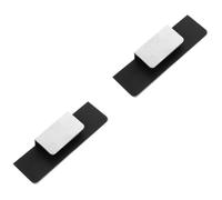 BESTonZON 2 Piezas Almohadilla Protectora Del Anillo De Presión Del Bombo Protector De Aro De Bombo Protector De Aro De Tambor Protector De De Tambor Pad De Aro De Bombo Metal