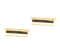 BESTonZON 2 Piezas barra deslizante de guitarra electrica accesorios para guitarra electrica tobogán de guitarra de metal guitarras bajo barra deslizante de guitarra firme barra de guitarra