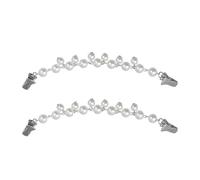 BESTonZON 2 Piezas Cadenas para Suéter Vintage Cadena Clip para Cárdigan Accesorios para Collar Decoración Cuello Joyería de Suéter