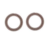 BESTonZON 2 Piezas Calcomanías De Guitarra Incrustaciones De Roseta De Guitarra Etiqueta De Agujero De Sonido Calcomanía De Roseta De Guitarra Brown Bambú