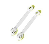 BESTonZON 2 Piezas cerraduras de cajones Locas del gabinete de seguridad infantil código pestillos del refrigerador cerraduras de seguridad Locas del refrigerador Green