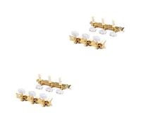 BESTonZON 2 Piezas clavijero guitarra acustica - Guitarra clásica - Cabezas máquina sintonizador afinador guitarra electrica cabeza la máquina afinación nariz cabeza flor
