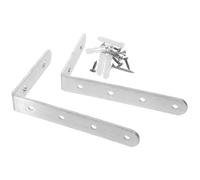 BESTonZON 2 Piezas Conjunto de Anclajes para Muebles Resistentes y Antideslizantes Soportes de Ángulo para Estanterías Cajoneras y Armarios Fijación para Prevención de Adecuado para