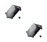 BESTonZON 2 Piezas Cordal De Guitarra Con Tornillos y Tapa Cordal De Mandolina De 8 Cuerdas Repuesto De Mandolina Cordal Chapado En Triángulo Fabricante De Guitarras