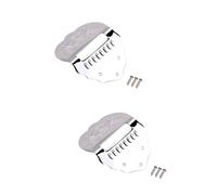 BESTonZON 2 Piezas Cordal De Mandolina Festoneado Sillín De Guitarra Banjo Reemplazo Del Cordal Guitarra Acustica Electrica Cordal De Mandolina De Plata Puente Metal Pasar a Buscar Sector