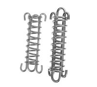 BESTonZON 2 Piezas Correa Elástica para Perros con Muelle de Absorción de Acero Inoxidable Resistente para Entrenamiento y Uso al Aire Tensor de Cuerda Multifuncional para Seguridad y