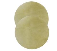BESTonZON 2 piezas Cubiertas de Piel de Natural para Tambores de Percusión de Unidades Diámetro Cabezal para Tambores Africanos Mano Accesorio de Repuesto para Instrumentos de