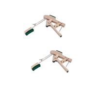 BESTonZON 2 Piezas Culata De Martillo De Piano Martillo De Piano Para Piano Vertical Piezas De Reparación De Teclado De Piano Batidor De Piano Cabezas De Martillo De Piano Bambú Beige